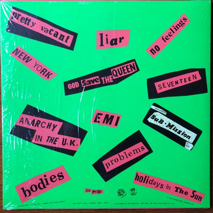 Sex Pistols – Never Mind The Bollocks (LP Vinyl) Vinyl Record