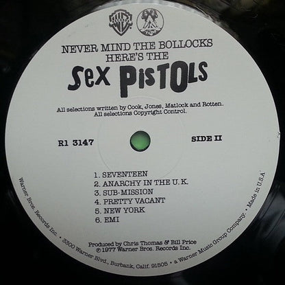 Sex Pistols – Never Mind The Bollocks (LP Vinyl) Vinyl Record