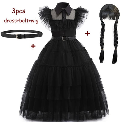 Girls' Wednesday Addams Costume for 2023