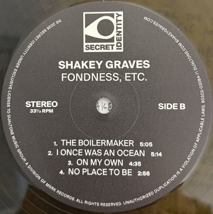 Shakey Graves – Fondness Etc. (2-LP Vinyl) Vinyl Record