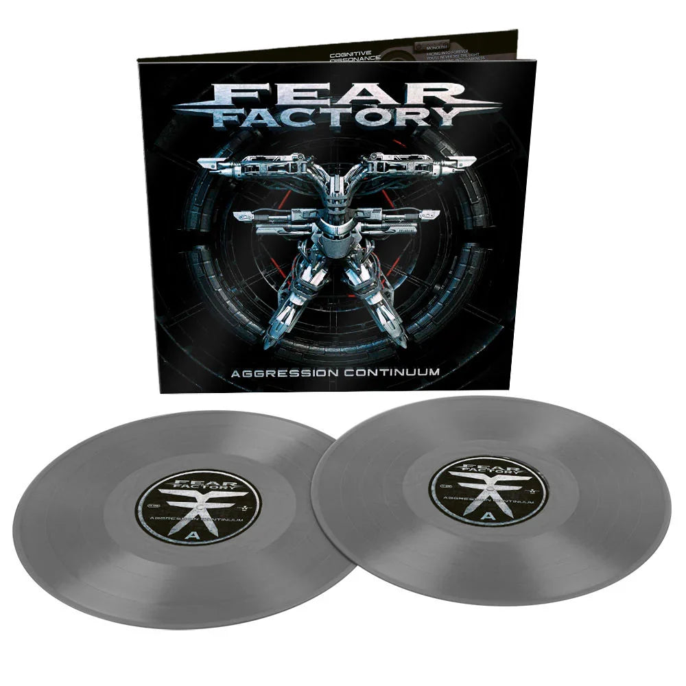 Fear Factory - Aggression Continuum [2LP Silver] Vinyl Record