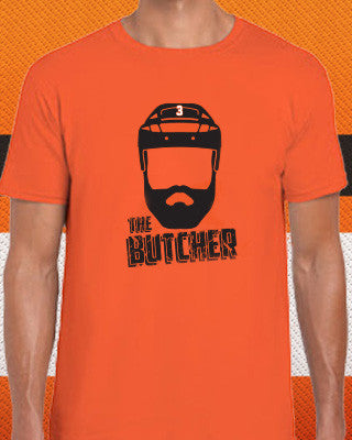 Radko Gudas "The Butcher" Philadelphia Flyers Hockey Youth T-Shirt (Dynasty Sports Exclusive)
