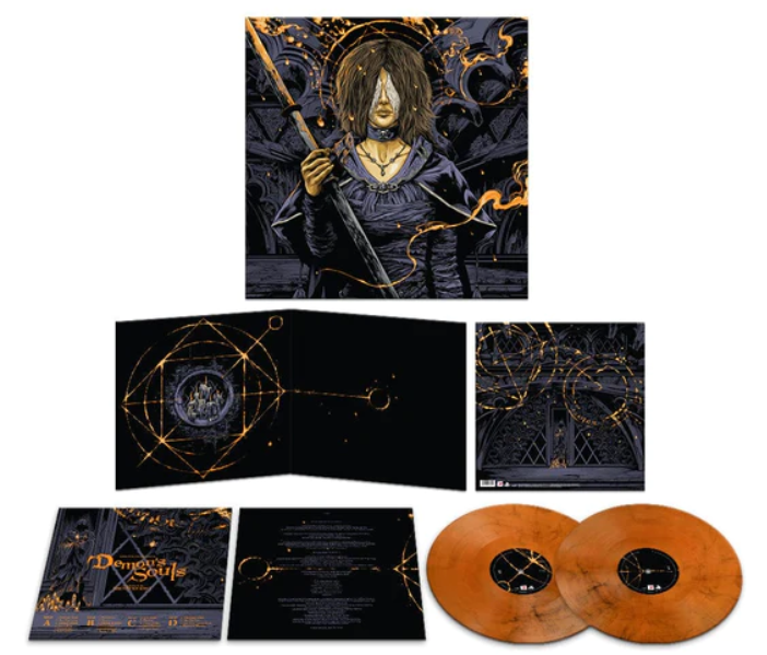 Demon's Souls (Limited Edition, Orange/Gray Marble Vinyl, MONDO) Vinyl Record