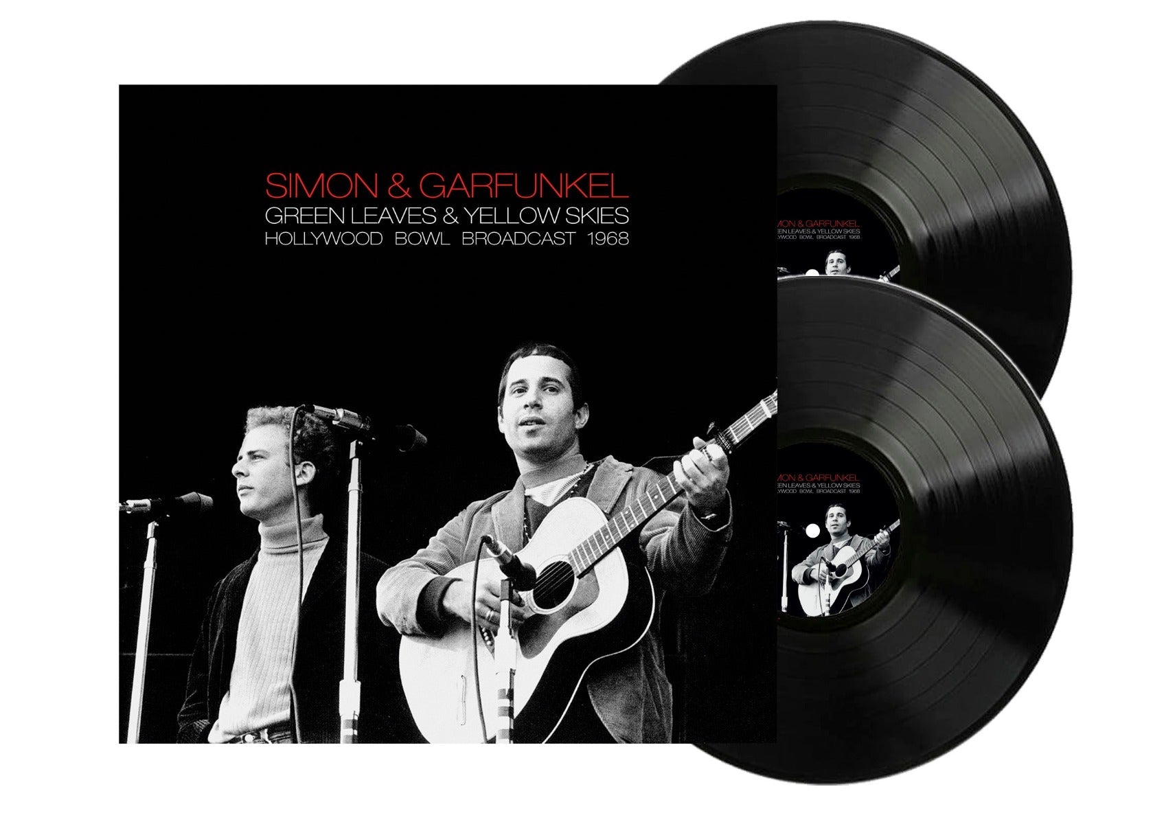 Simon & Garfunkel - Green Leaves And Yellow Skies: Hollywood Bowl 1968 (Limited Edition, Black Vinyl, 2 LP) Vinyl Record