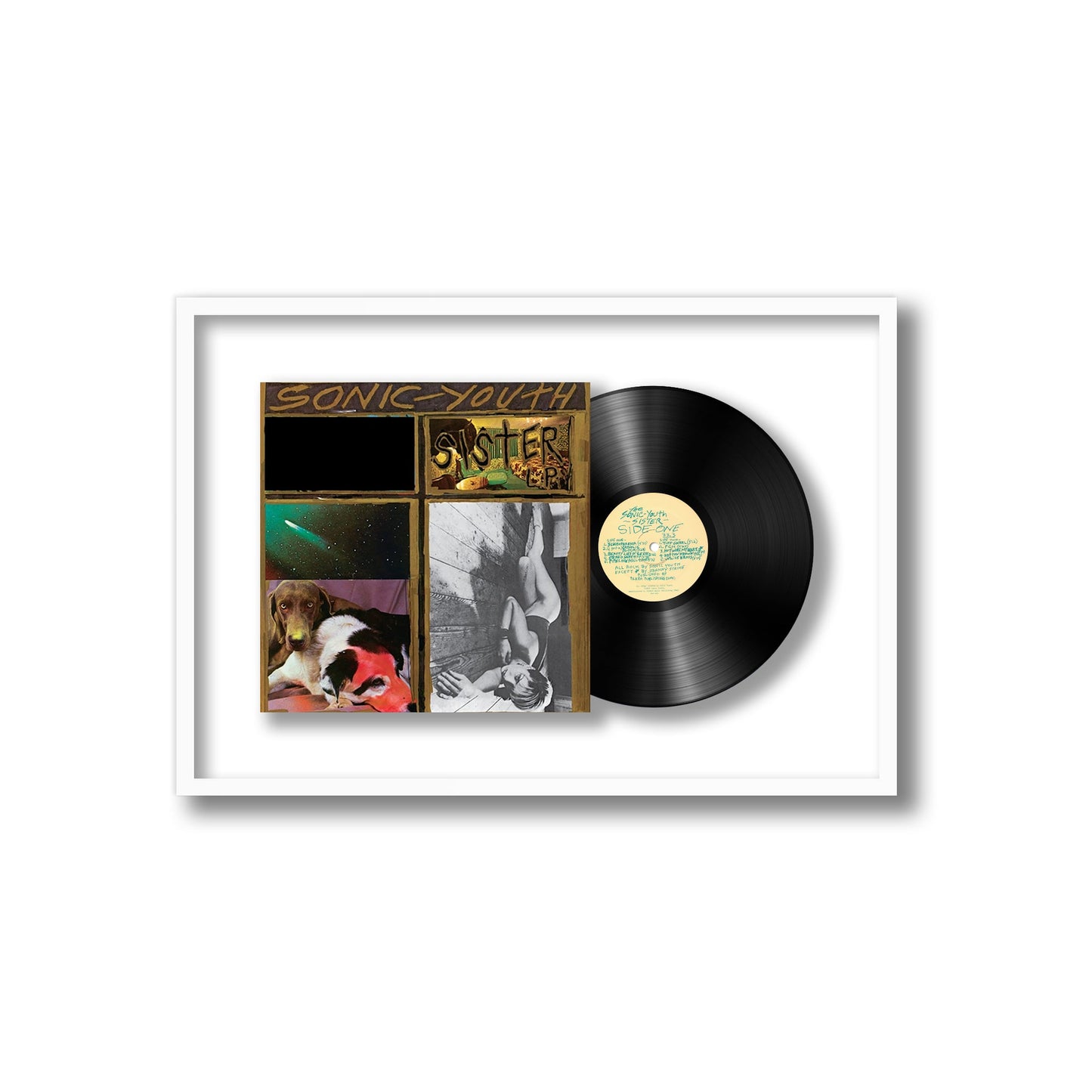 Sonic Youth Sister Framed Vinyl Record
