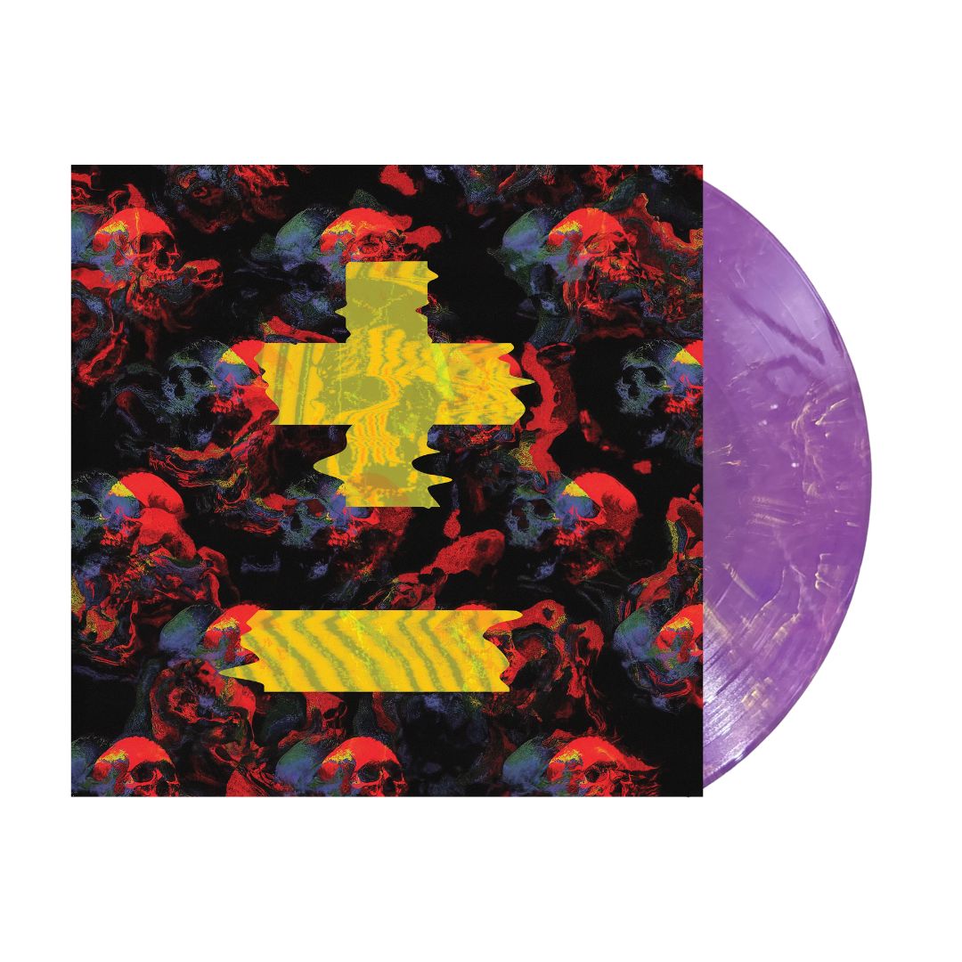Pop Evil - Skeletons Purple w/ Yellow Marble Vinyl Record