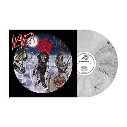 Slayer Live Undead Grey Marbled Vinyl Vinyl Record