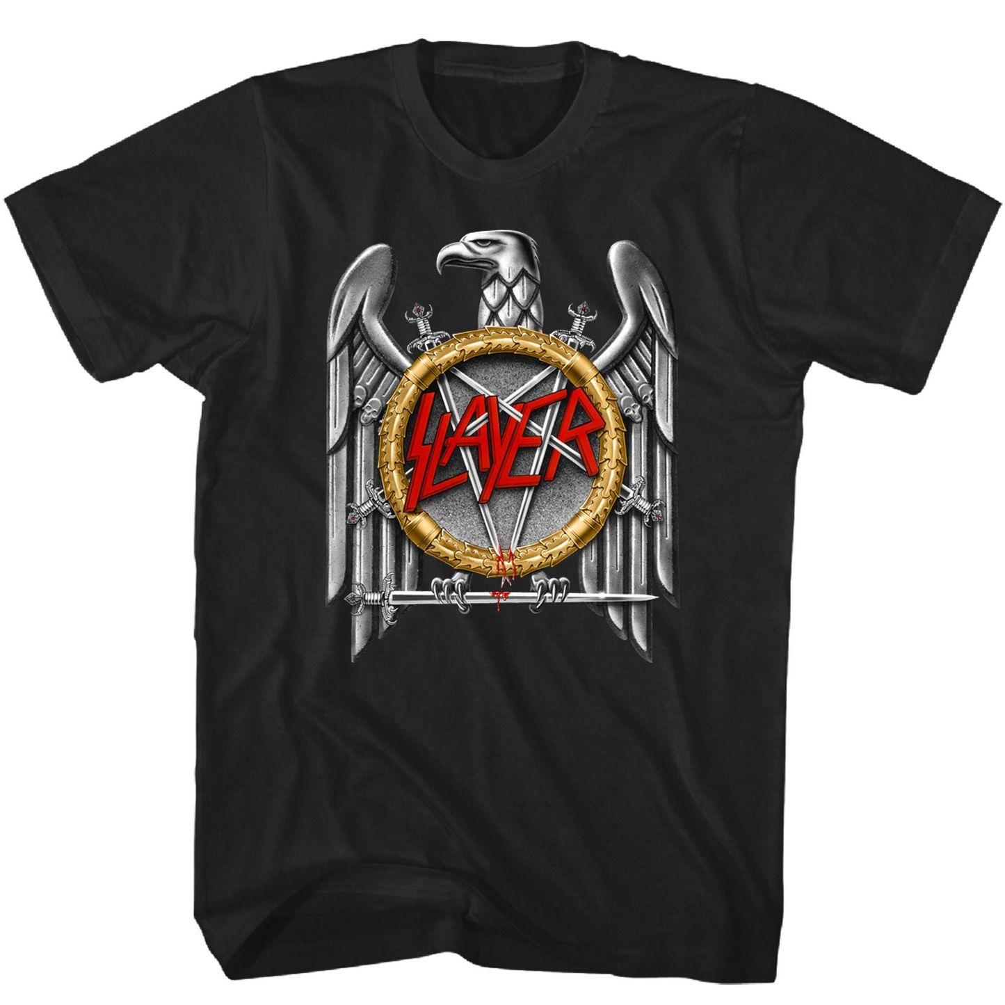 Slayer Black Eagle Mens T Shirt Black