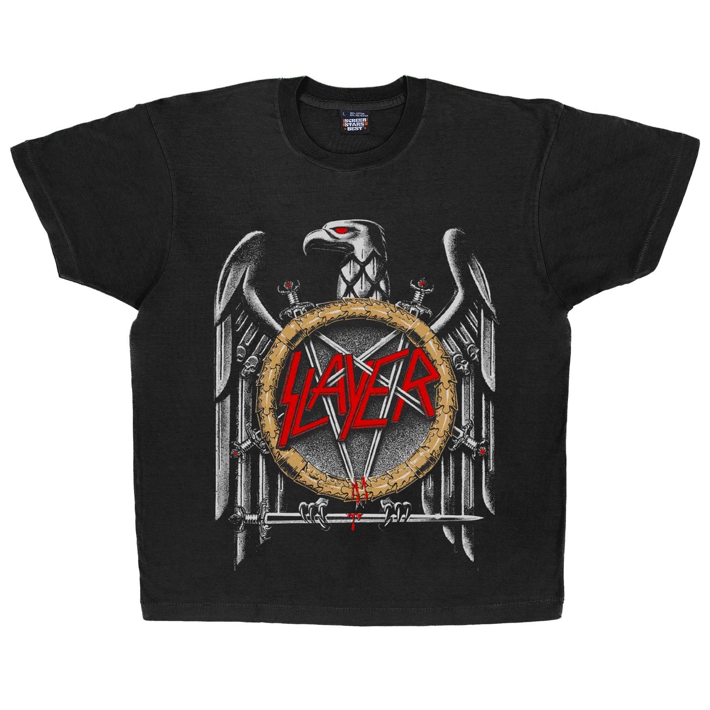 Slayer Divine Eagle Mens T Shirt Black Officially Licensed