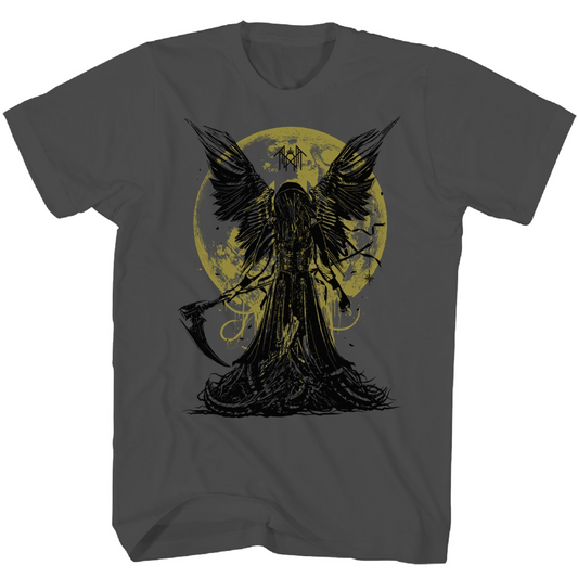 Sleep Token Reaper Angel Mens T Shirt Charcoal