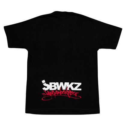 Jabbawockeez Dance Face Fill Logo Black T-shirt