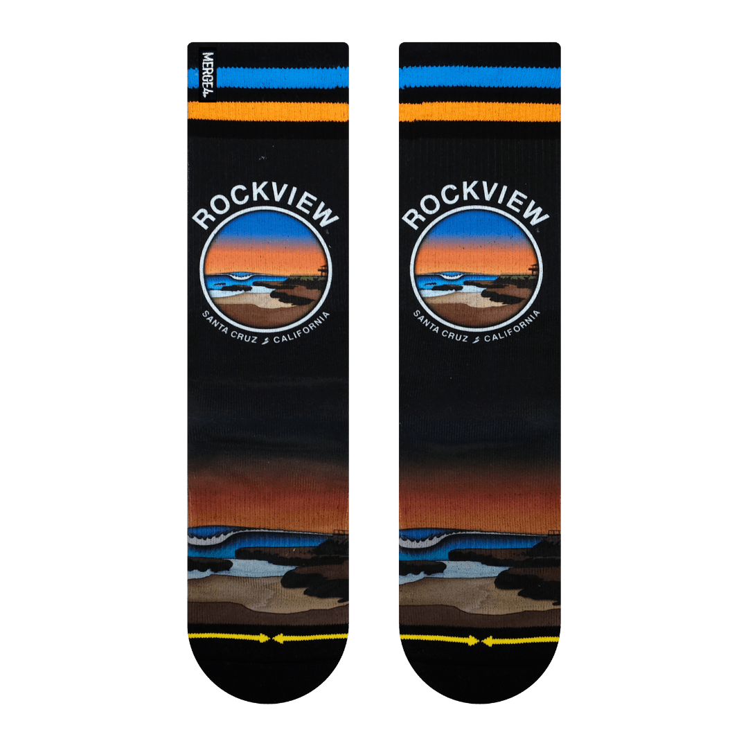 Slidertown Rockview Adult Crew Socks