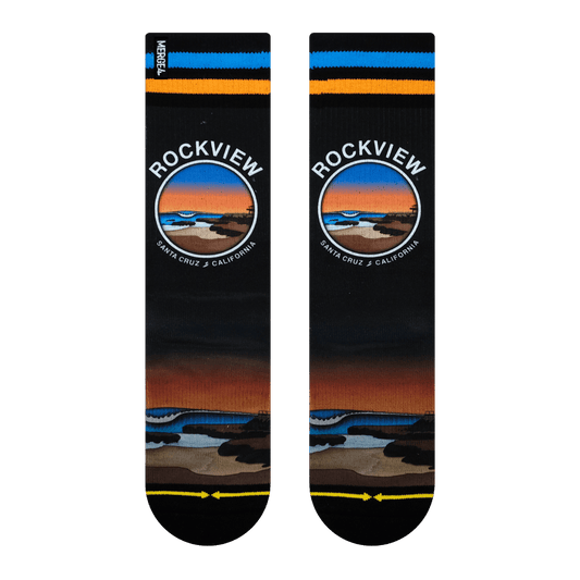Slidertown Rockview Adult Crew Socks