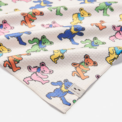 Dancing Bears Quick-Dry Kitchen Towel | Grateful Dead x Slowtide