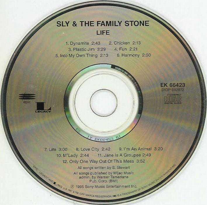 Sly & The Family Stone – Life Music CD