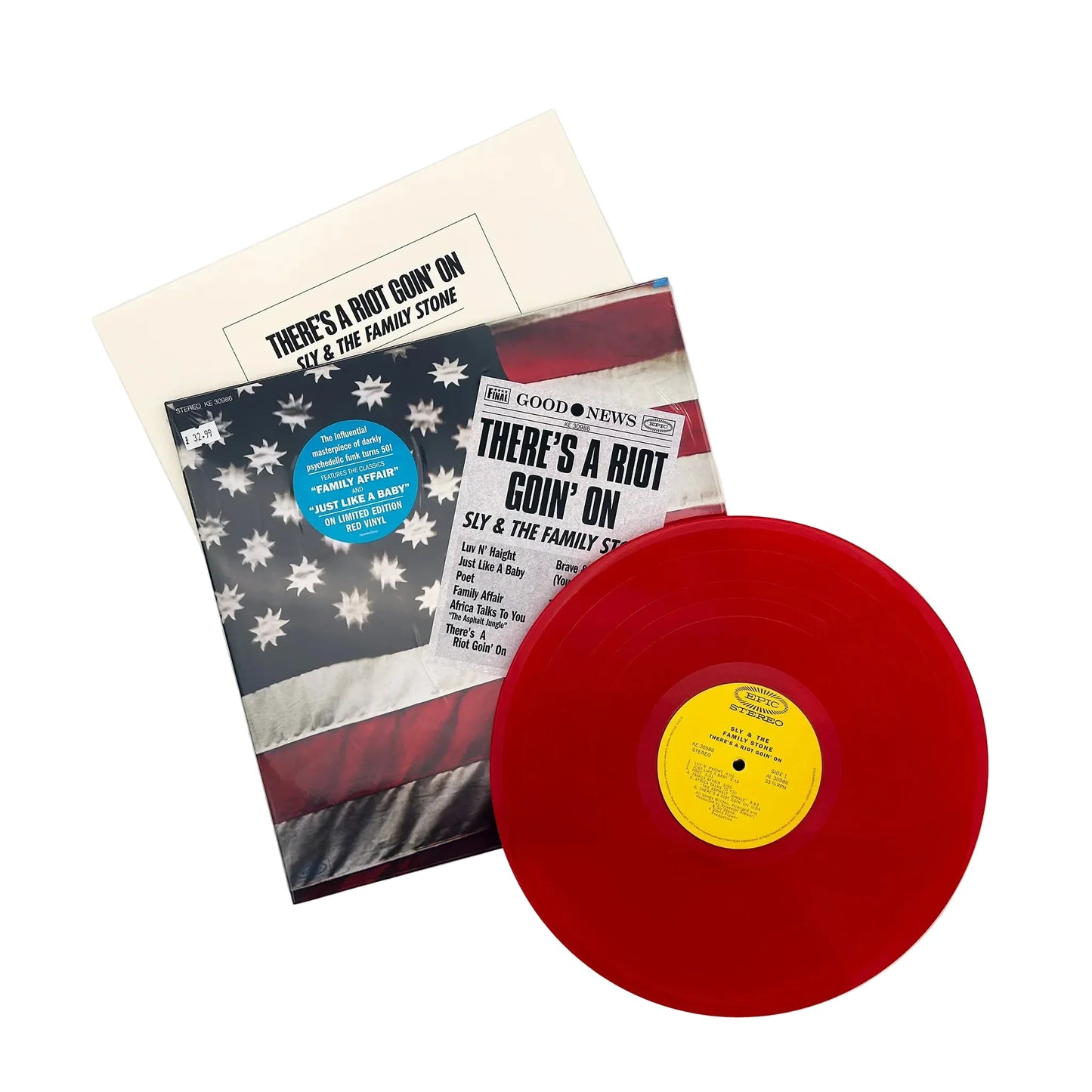 Sly & the Family Stone - There's A Riot Goin' On [Red] Vinyl Record