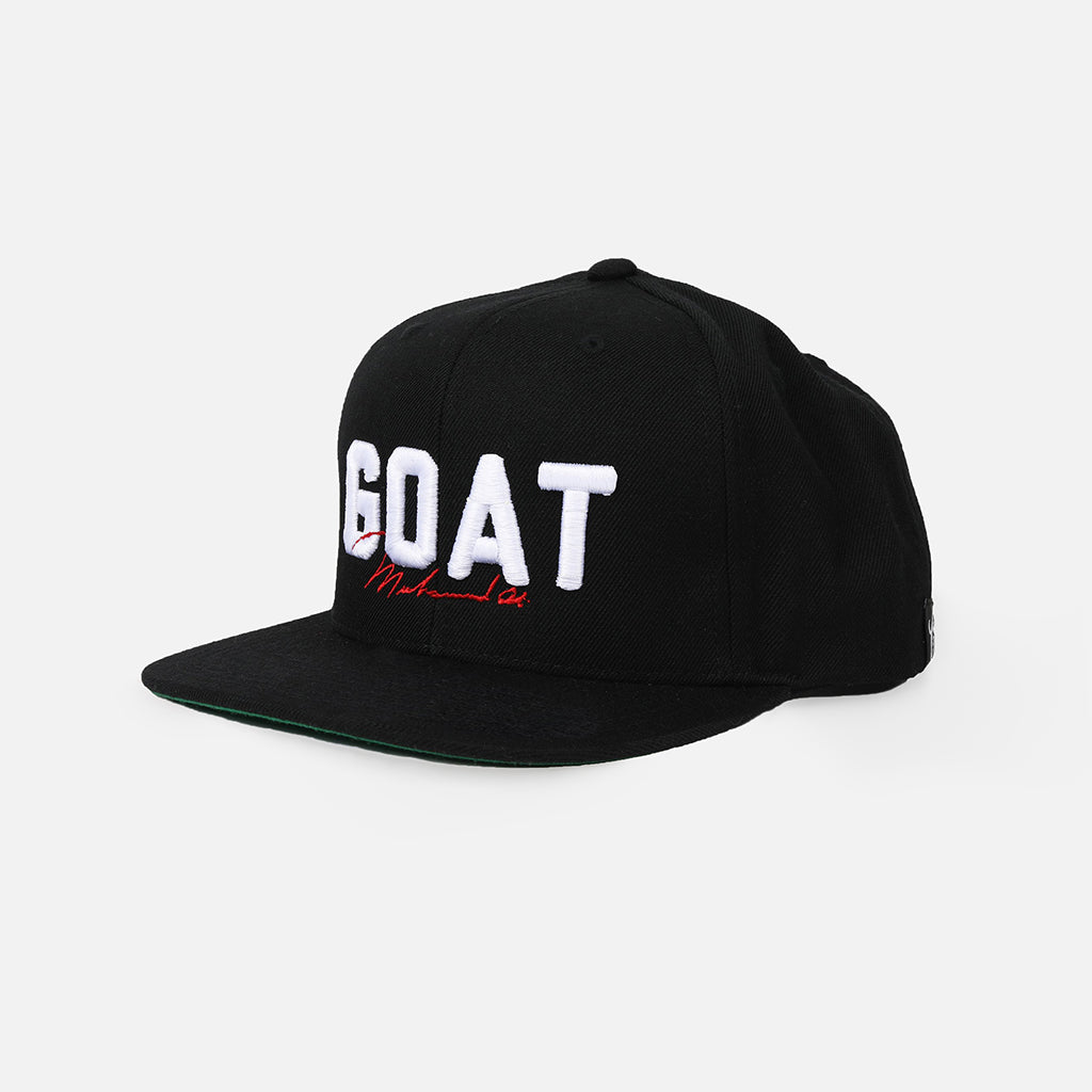 Muhammad Ali Goat Snapback Hat Black