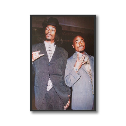Snoop Dogg & Tupac Framed Poster