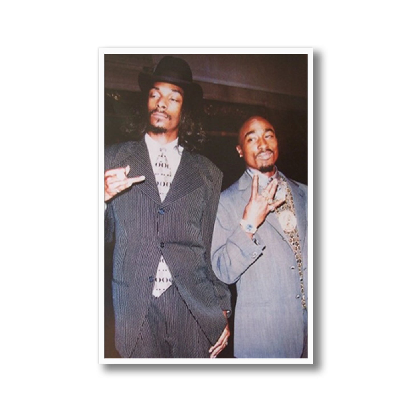 Snoop Dogg & Tupac Framed Poster