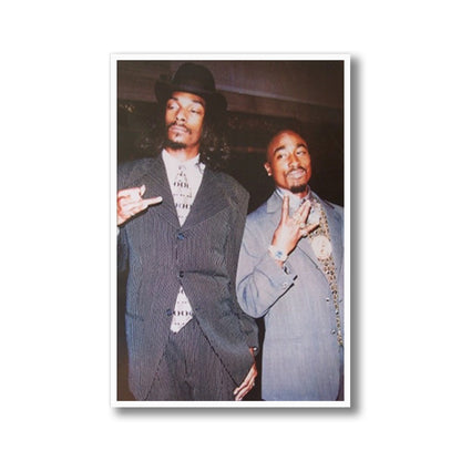 Snoop Dogg & Tupac Framed Poster