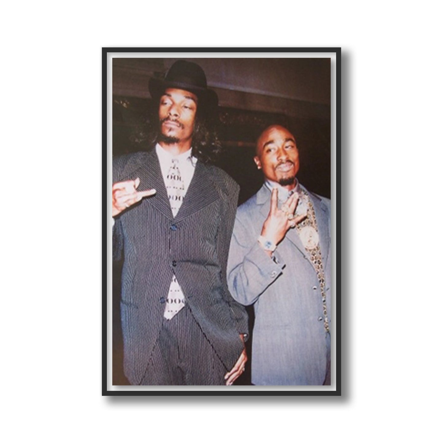 Snoop Dogg & Tupac Framed Poster