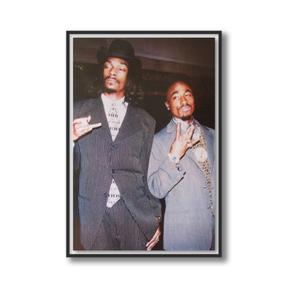 Snoop Dogg & Tupac Framed Poster