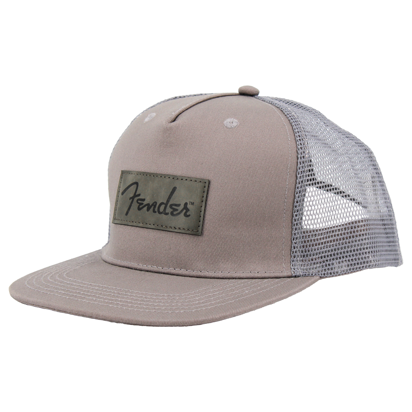 Fender Space Rock Mesh Back Trucker Hat Grey