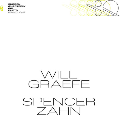 Spencer & Will Graefe Zahn – I Envy Light (LP Vinyl) Vinyl Record