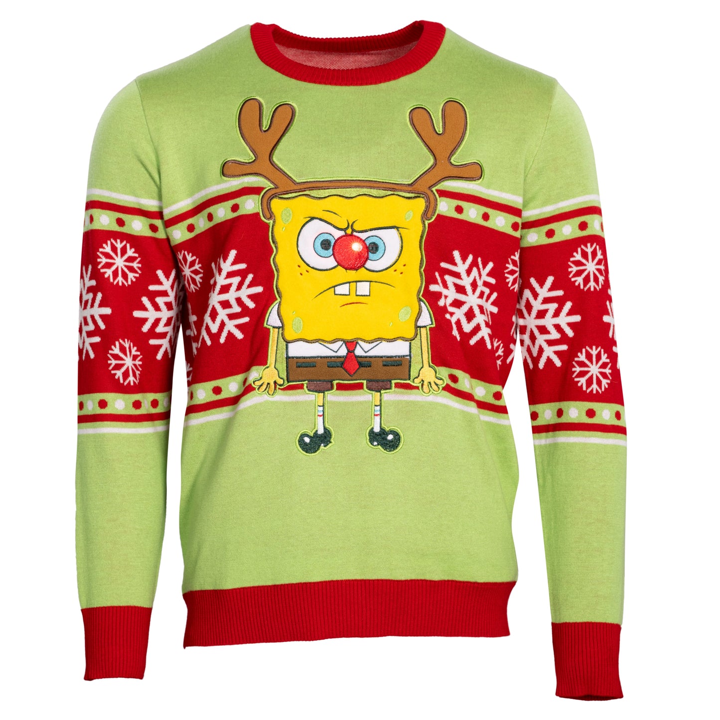 Spongebob Tangled LED Lights Sweater