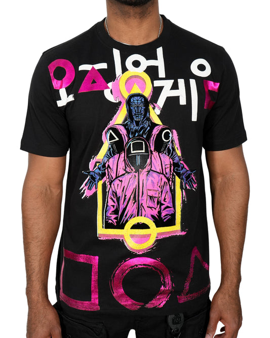 Squid Games The Frontman’s Game Black Mens T Shirt