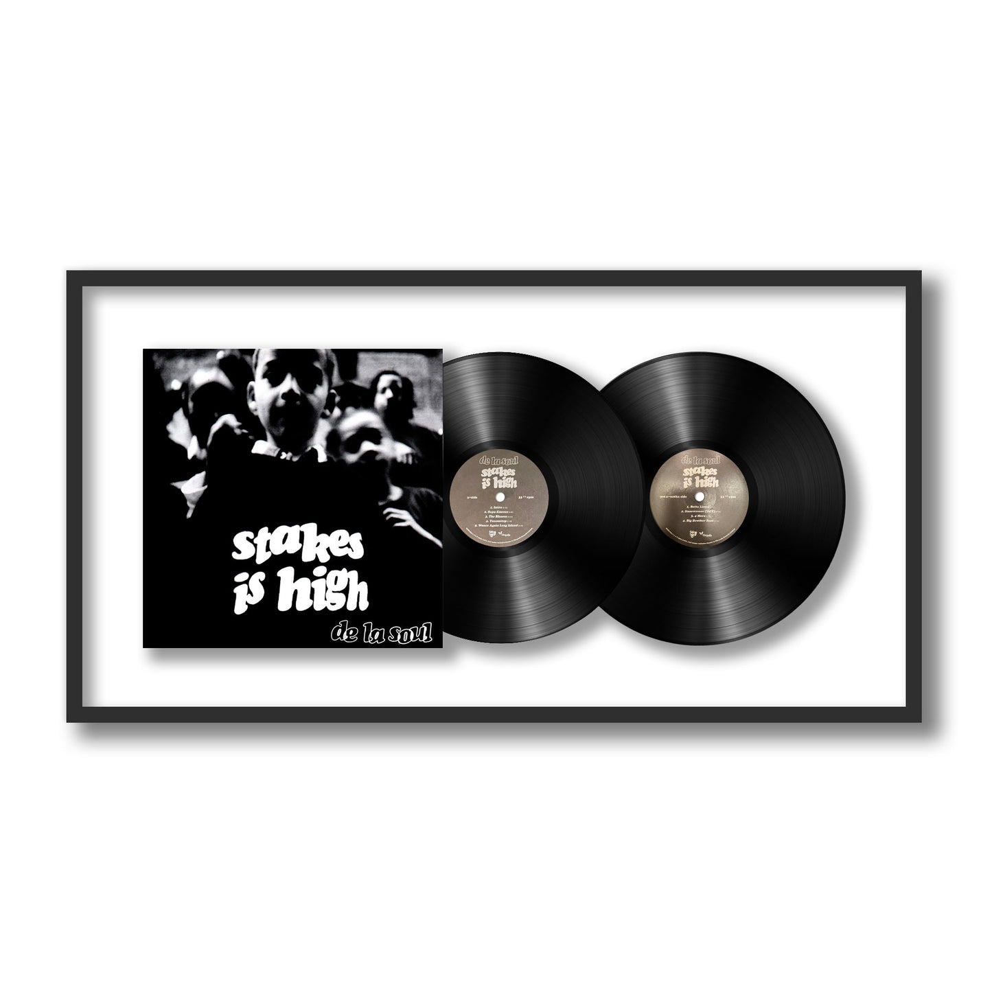 De La Soul Stakes Is High Framed Vinyl Record
