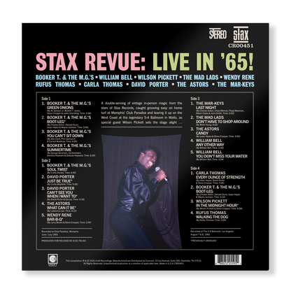 STAX REVUE: LIVE IN ’65! (2-LP) Vinyl Record