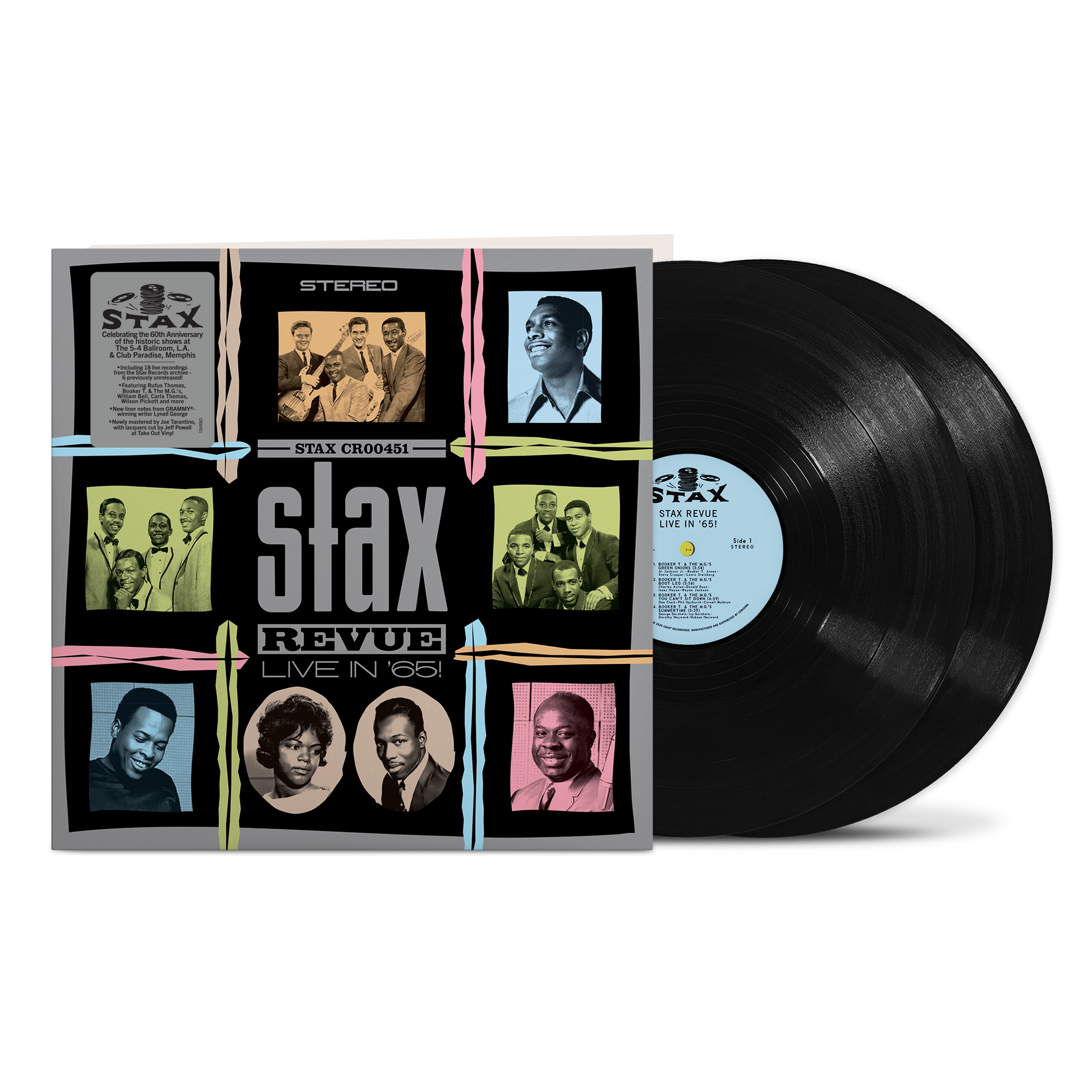 STAX REVUE: LIVE IN ’65! (2-LP) Vinyl Record