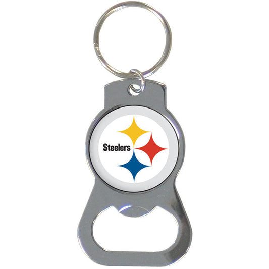 Pittsburgh Steelers Logo Bottle Opener Keychain