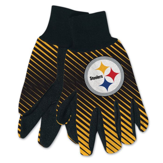 Pittsburgh Steelers Adult Two-Tone Gloves