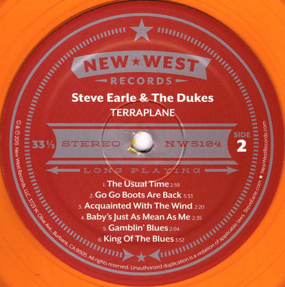 Steve Earle – Terraplane (LP Vinyl) Vinyl Record