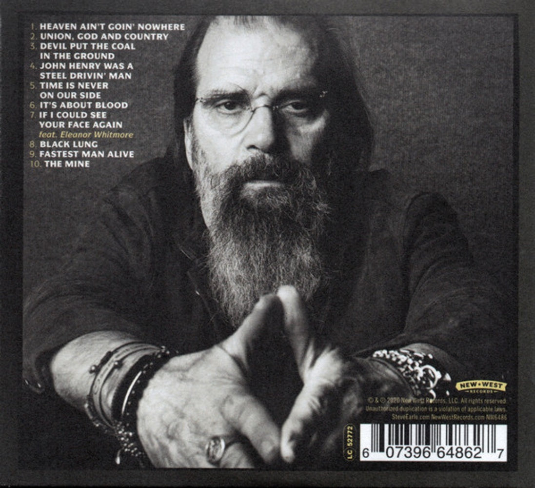 Steve Earle & The Dukes – Ghosts Of West Virginia Music CD