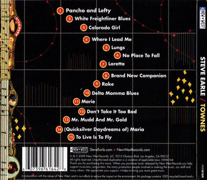 Steve Earle – Townes Music CD