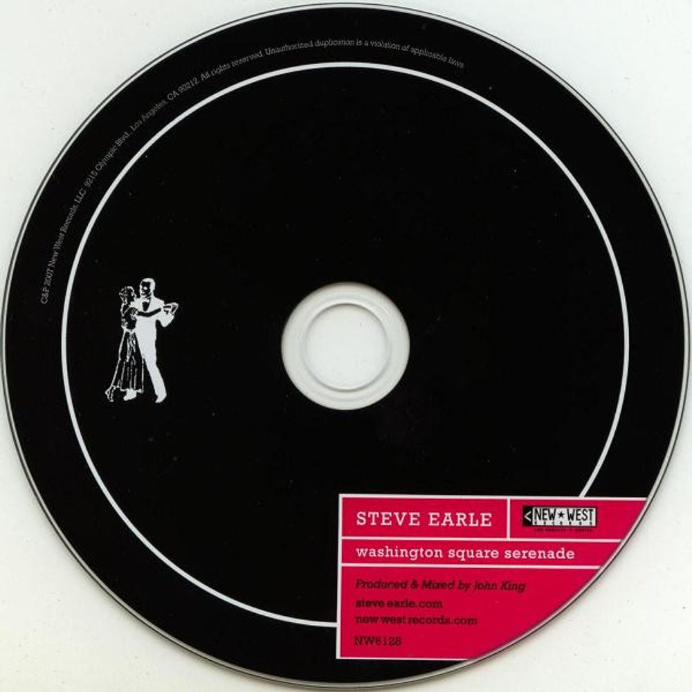 Steve Earle – Washington Square Serenade Music CD