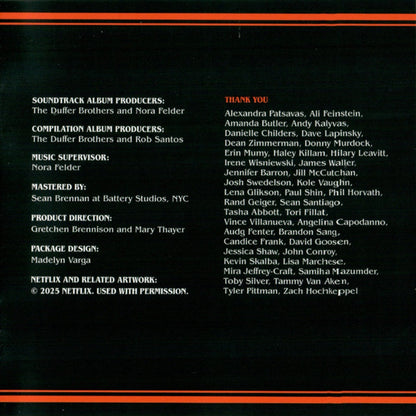 Stranger Things - Season 5 Soundtrack Music CD