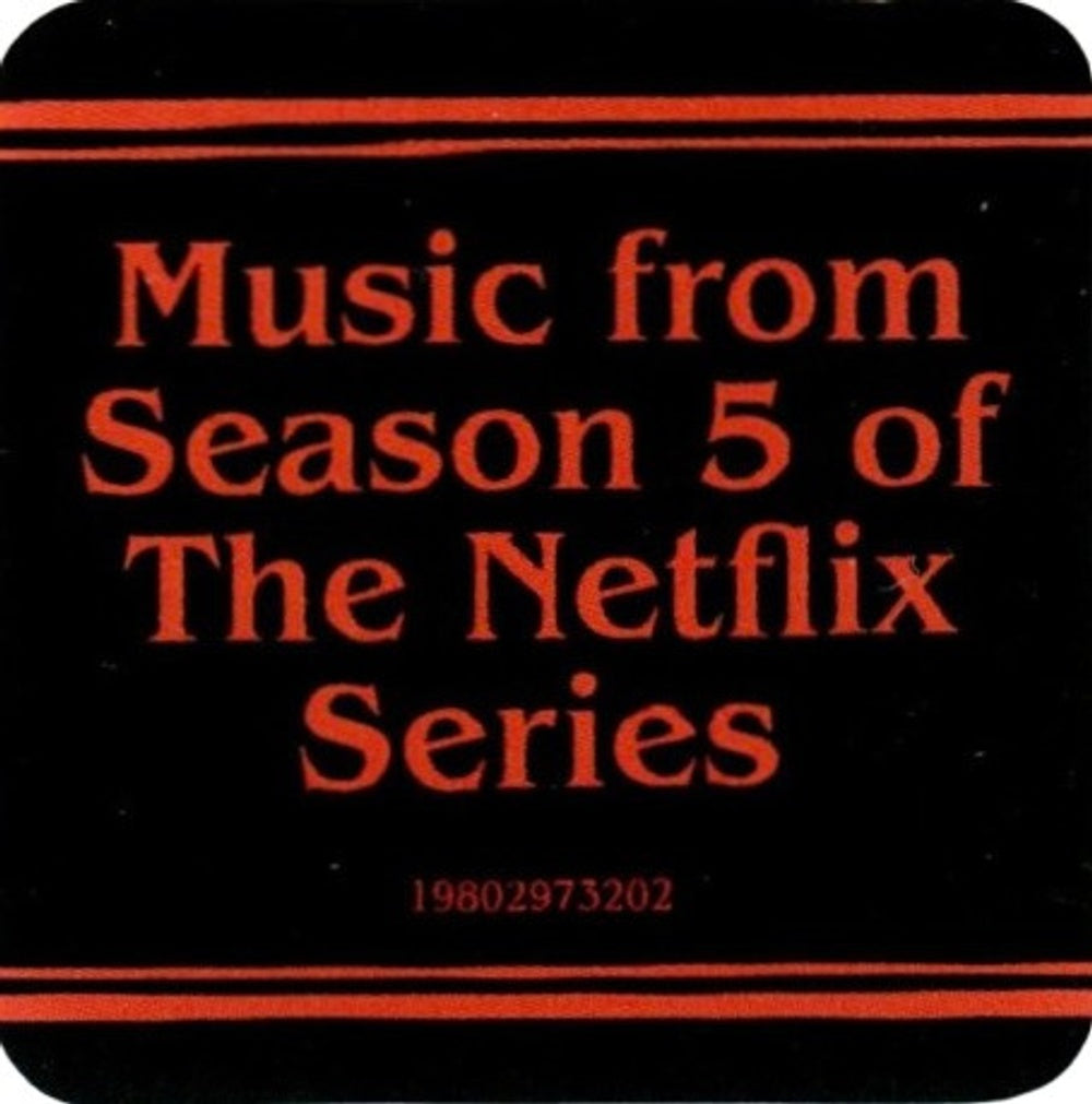 Stranger Things - Season 5 Soundtrack Music CD