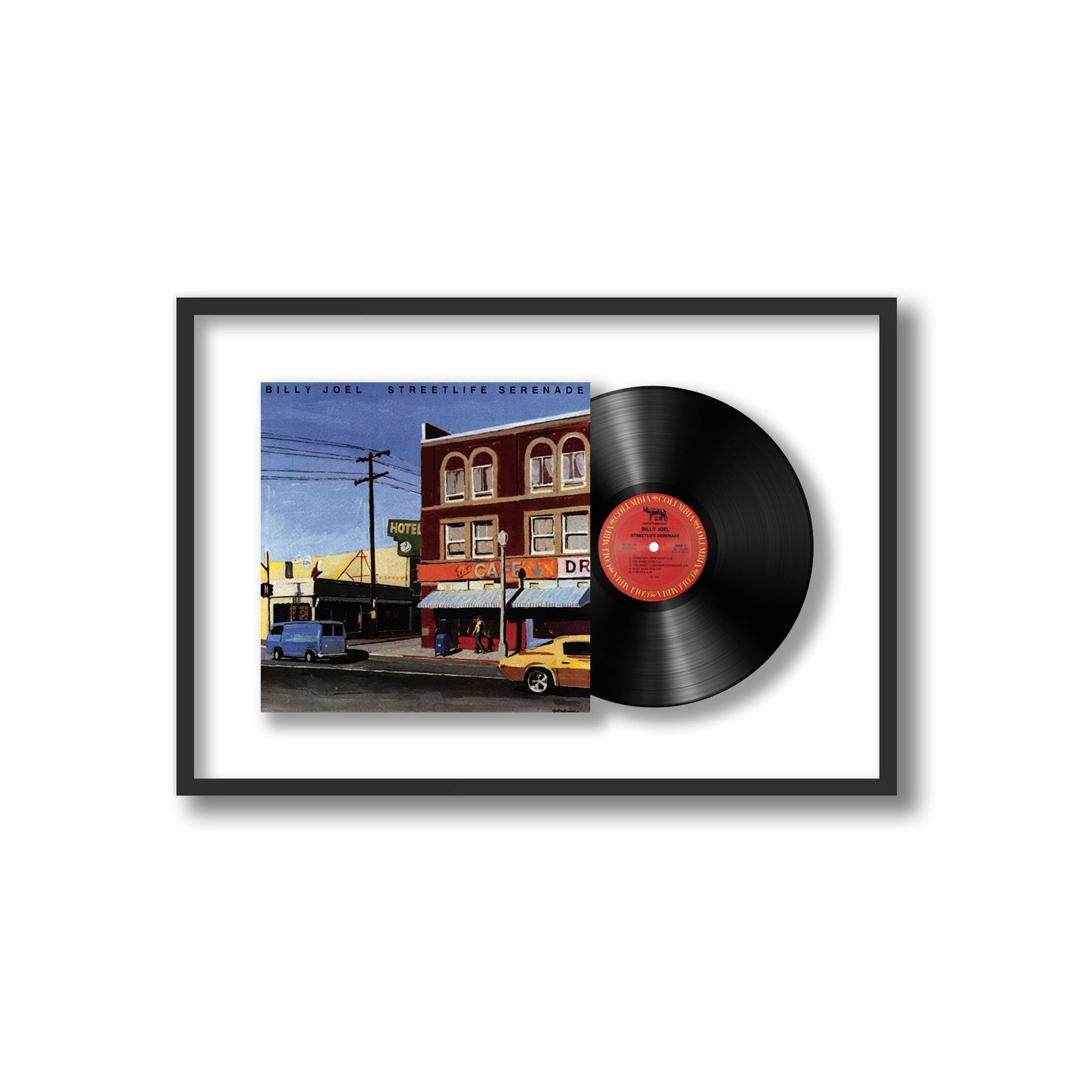 Billy Joel Streetlife Serenade Framed Vinyl Record