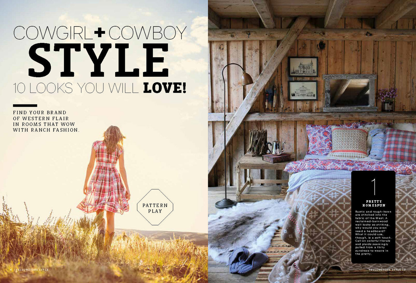 Yellowstone Style - Modern Cowboy Living: Western Homes, Dutton Ranch, Barn, Interior Design, Rustic, John Wayne, Montana Homestead, Cowgirl Style, National Parks, Historic Structures & American West!