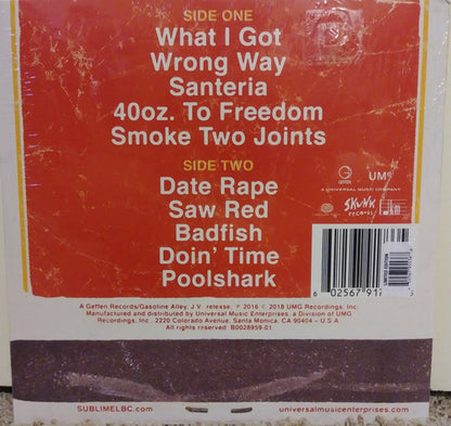 Sublime – Greatest Hits (LP Vinyl) Vinyl Record