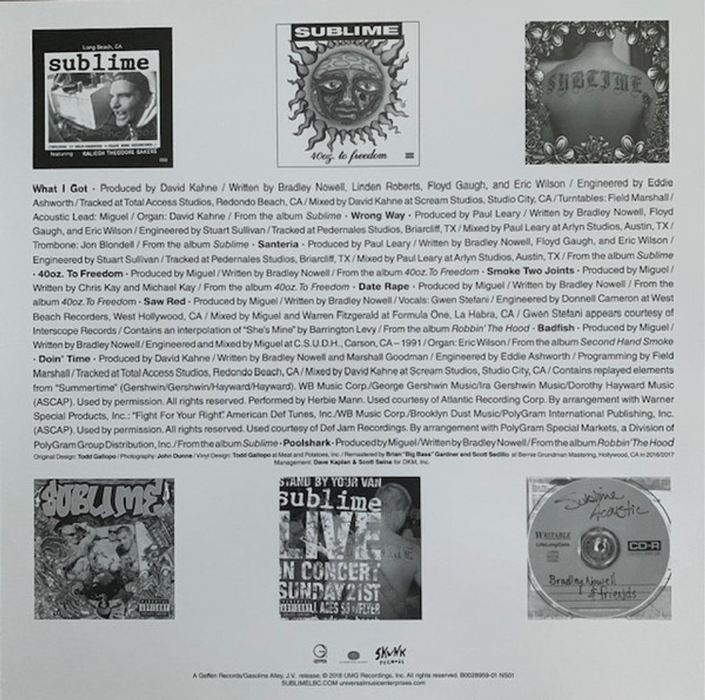 Sublime – Greatest Hits (LP Vinyl) Vinyl Record