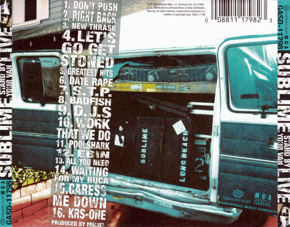 Sublime – Stand By Your Van (LP Vinyl) Vinyl Record