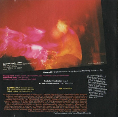 Sublime – Sublime Music CD