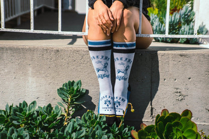 Sublime Lou Dog Adult Crew Socks