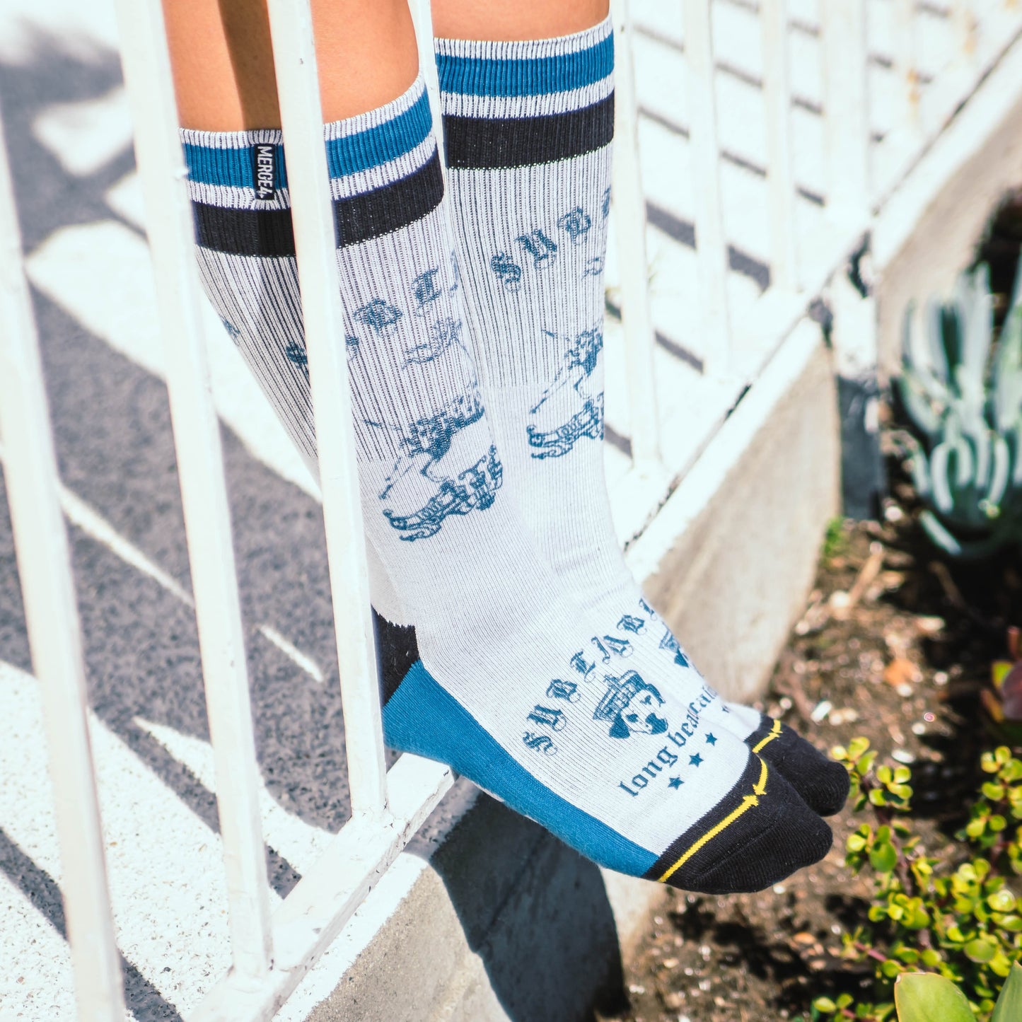 Sublime Lou Dog Adult Crew Socks