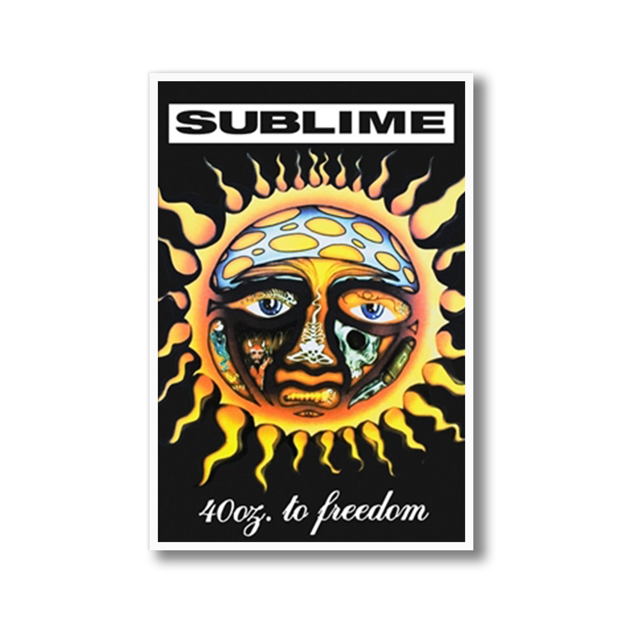 Sublime 40oz. To Freedom Framed Poster – Rock Band Merch